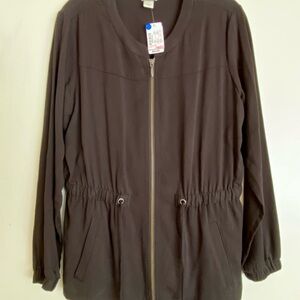 Christopher & Banks Black Utility Jacket